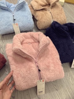 Áo khoác lông cừu 2 mặt siêu nhẹ cực ấm