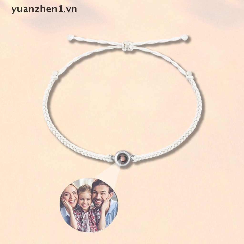 Vòng Đeo Tay Hình Tròn In Ảnh Cá Tính Làm Quà Tặng Kỷ Niệm Cho Cặp Đôi
