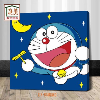 Tranh tô màu theo số♝▣diy Tranh sơn dầu kỹ thuật số dành cho trẻ em Anime Nhân vật hoạt hình Conan Học sinh Handmade Màu