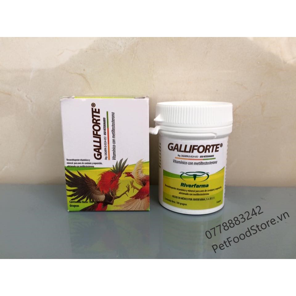 Galliforte (100v) - Thuốc Chiến Kê.