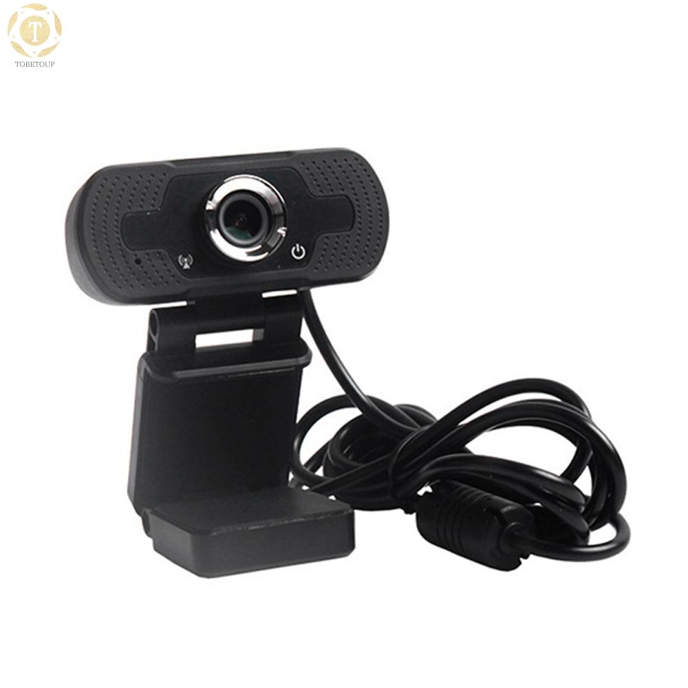 Shipped within 12 hours】 1080P HD Webcam USB Plug-and-Play Laptop Computer Camera Clip-on PC Web Camera Auto Focus Built-in Microphone for Live Streaming Video Calling Online Meeting Teaching Chatting Camera [TO]