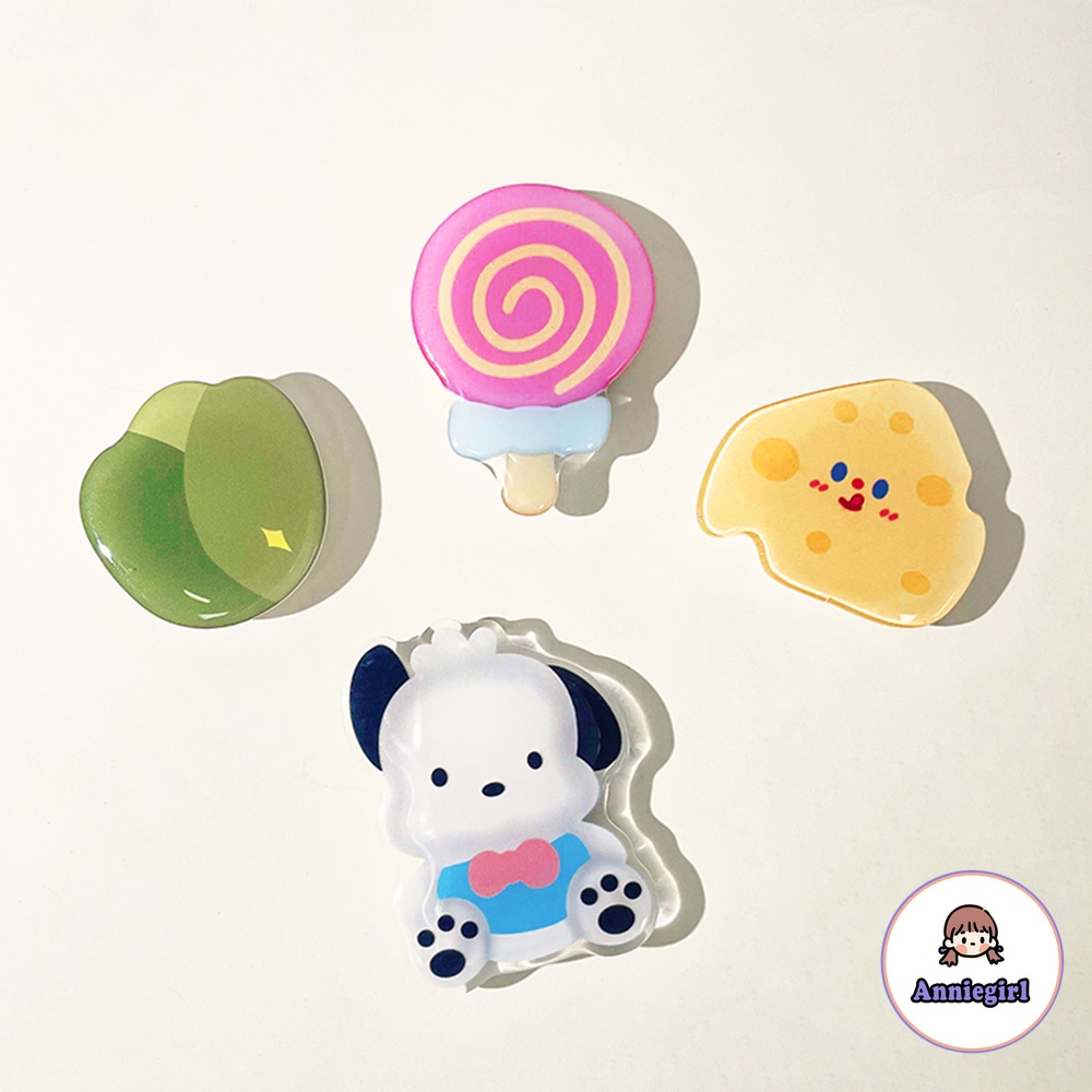 Giá Đỡ Điện Thoại Hình Kẹo Mút / Hoa Tulip / Cún Cưng Để Bàn Gấp Gọn Cho IPhone 13 12 11 Pro Max