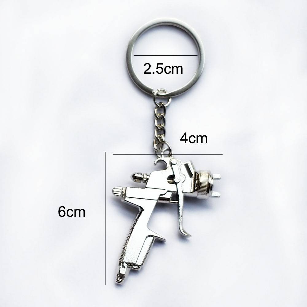 Móc khóa hình súng nước bằng kim loại mới K2011