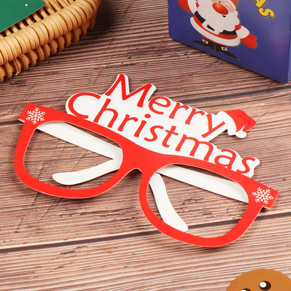 Set 9 mắt kính họa tiết giáng sinh/tuần lộc/ông già noel/tuần lộc làm phụ kiện chụp ảnh cho bé | BigBuy360 - bigbuy360.vn