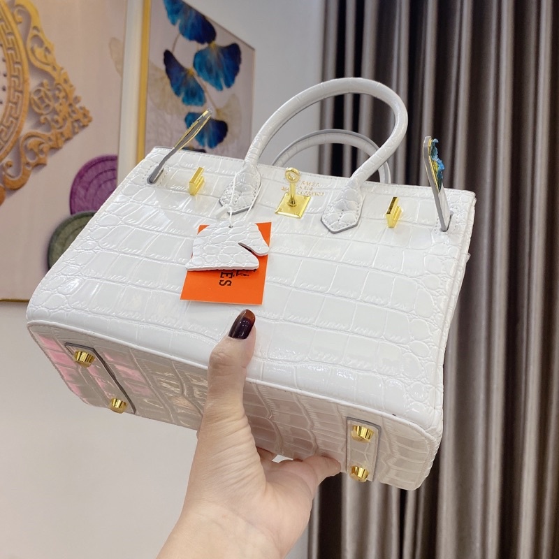 Túi H vân da rắn sz 25cm