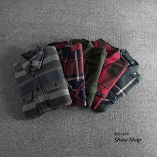 Áo sơ mi Flannel kẻ caro siêu chất