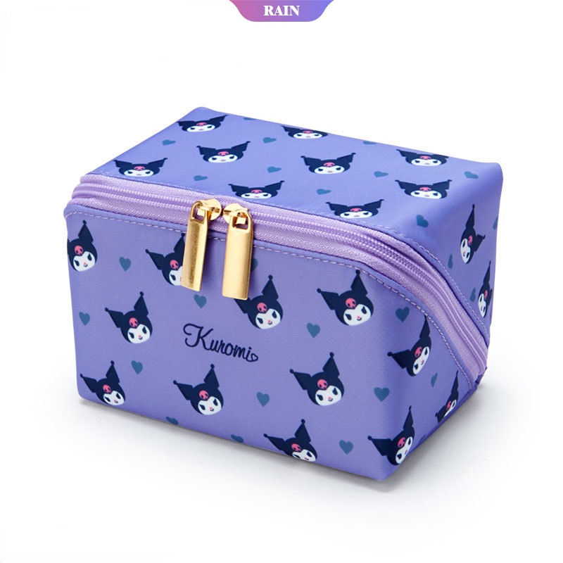 Túi Đựng Bút Chì / Mỹ Phẩm Sức Chứa Lớn Đa Năng Họa Tiết Hoạt Hình Sanrio Kuromi Cinnamoroll Melody Cho Nữ