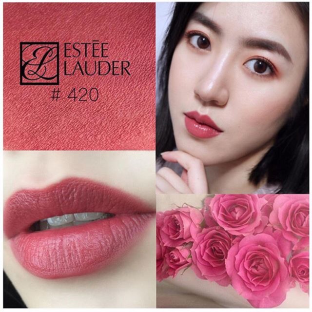 Son Estee Lauder Pure Color envy 127, 420 rebelious rose