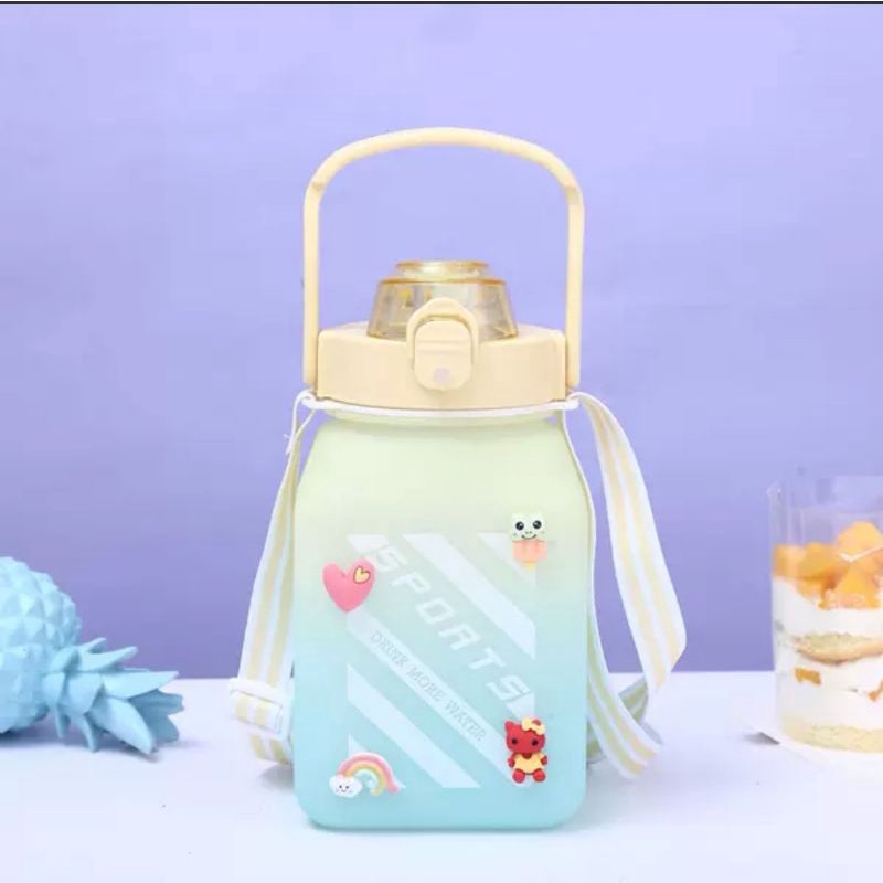 Bình đựng nước , Bình nước chia vạch 2 lít nhắc nhở uống nước