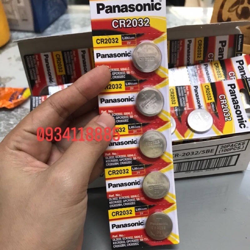 Pin tròn máy đo đường huyết Panasonic CR2032 (1viên)
