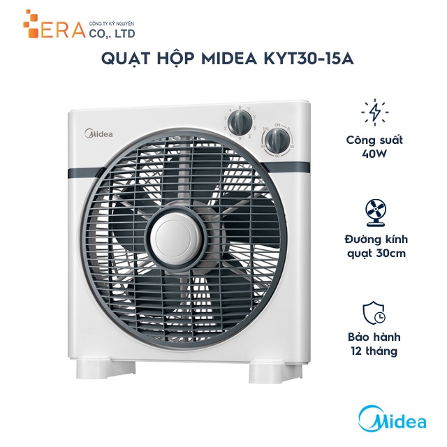 Quạt hộp Midea KYT30-15A - Hàng Chính Hãng