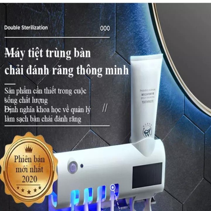 Máy Khử Trùng Bàn Chải Đánh Răng Bằng Tia UV- Khử Trùng Đến 99,9%