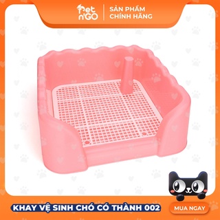 Khay vệ sinh cho chó có thành - khay hướng dẫn cún đi vệ sinh đúng chỗ