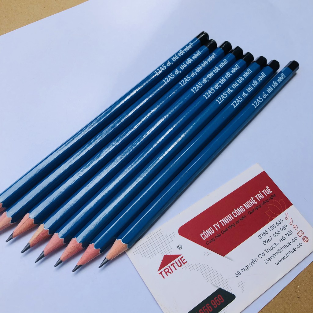 Sản xuất bút chì, in bút chì giá rẻ theo yêu cầu tại Hà Nội