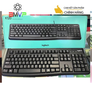 Bàn Phím Máy Tính Có Dây Logitech K120 - Hàng Chính Hãng