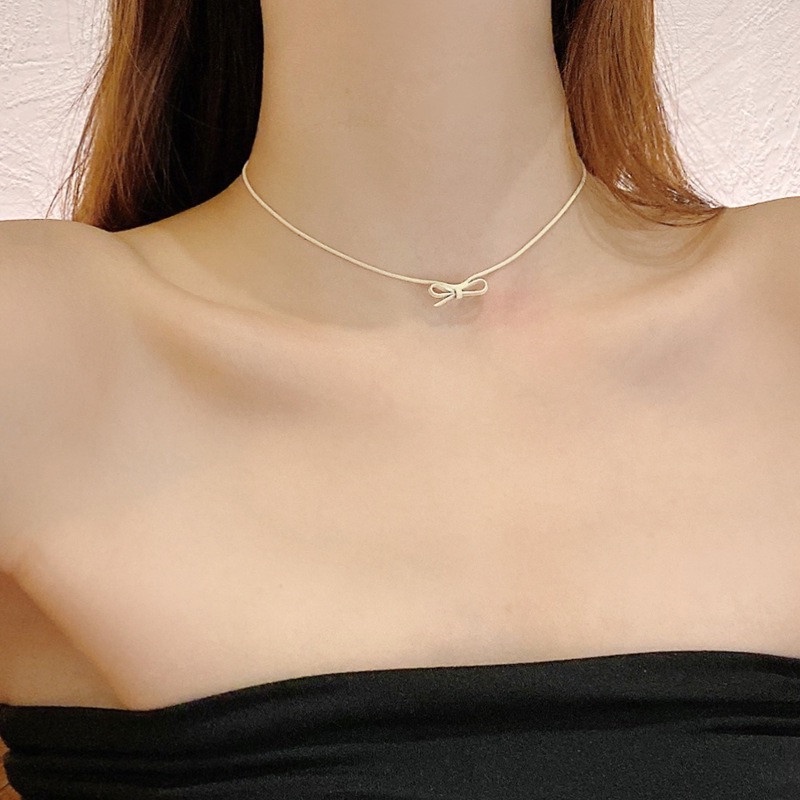 Vòng cổ Đính Nơ Phong Cách Hàn Quốc Thời Trang