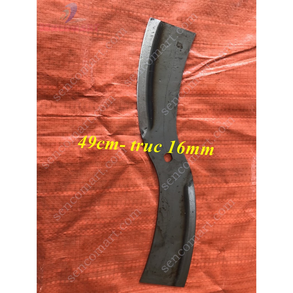 Lưỡi Dao Lắp Máy Thái Chuối, Băm Cỏ Voi 49cm, trục 16mm