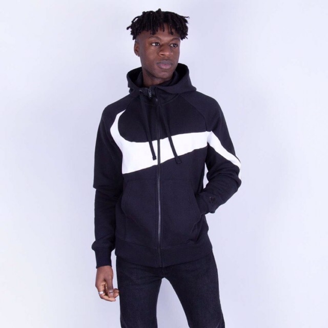 Áo khoác dù nam Nike chính hãng 2 lớp có mũ trùm đầu vải dù xịn chống nước tốt