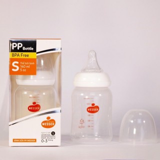 Bình Sữa Wesser PP Cổ Hẹp 60ml / 140ml / 250ml