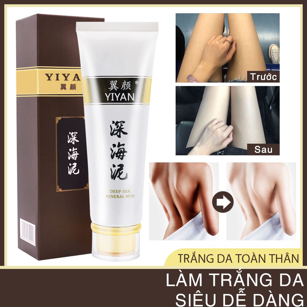 [MỚI] YiYan Kem Tắm Trắng Da Chiết Xuất Bùn Khoáng Biển Làm Trắng Da Mặt Chăm Sóc Da Body Dưỡng Ẩm Whitening Skin Care