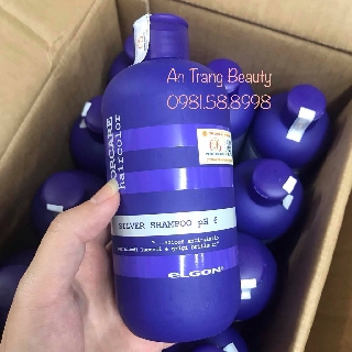 [CHÍNH HÃNG] Dầu gội tím ELGON khử ánh vàng dành cho tóc tẩy, tóc bạch kim 300ML