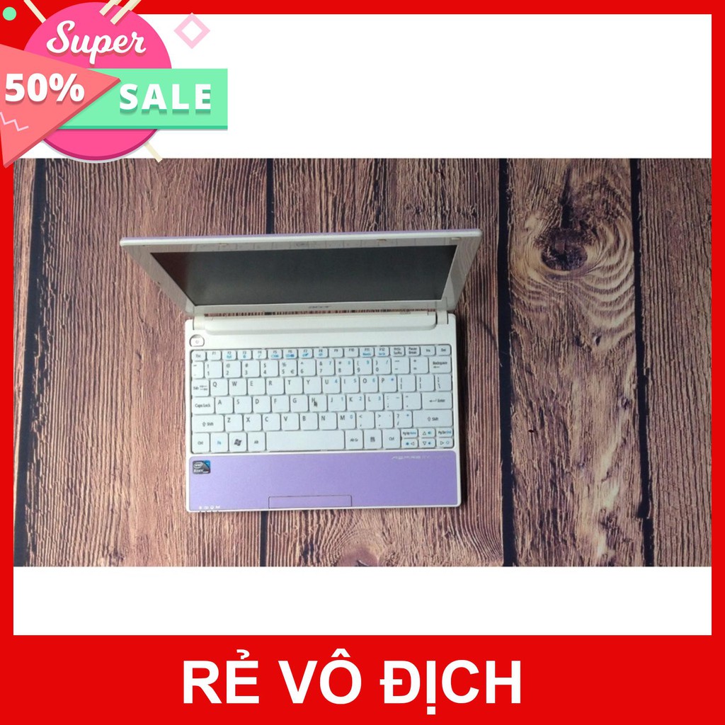 Laptop acer mini One chíp Atom450, ddram3 2gb, ổ 160gb - 250gb chạy mượt và nguyên bản.