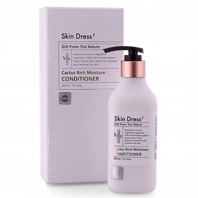 Dầu xả Skin Dress 7 Cactus Rich Moisture Conditioner 300ml Skin Dress 7