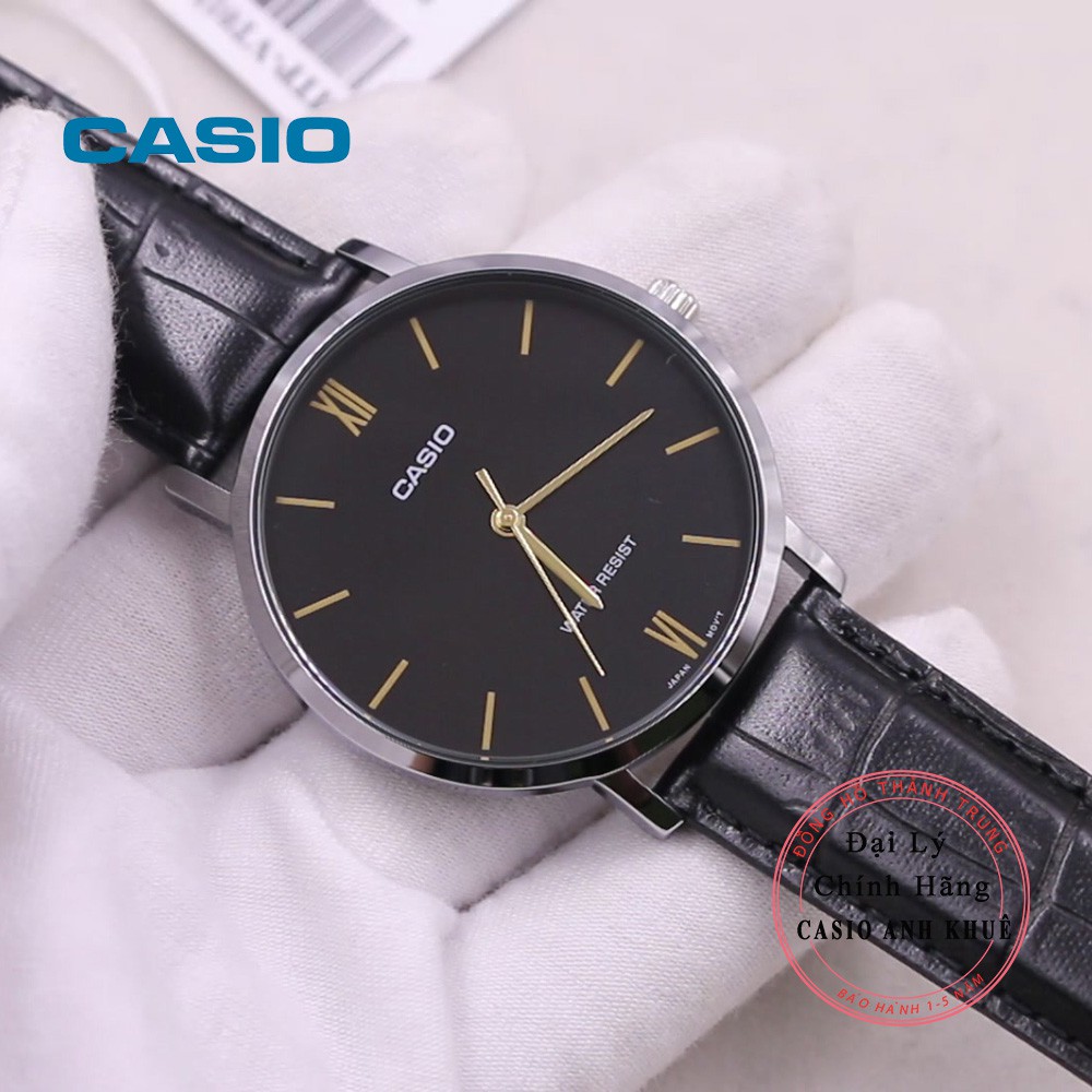 Đồng hồ nam Casio MTP-VT01L-1BUDF dây da