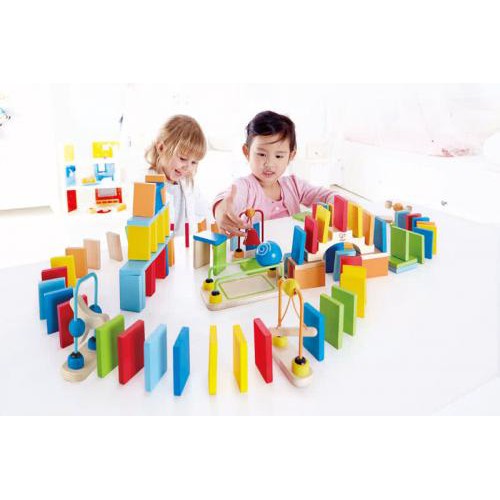 Đồ chơi Đô-mi-nô Hape  "E1042A"- 100 quân Domino