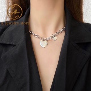 Vòng Cổ Thép Titan Mặt Chữ Love Thời Trang Cho Nữ
