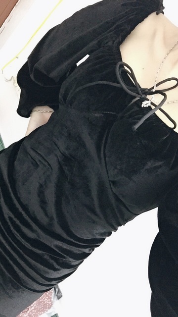 [RẺ ĐẸP]Mùa thu đông 2019 thời trang mới váy mid-length nữ slim retro cổ vuông vuông gợi cảm túi Pháp[sẵn M] | BigBuy360 - bigbuy360.vn