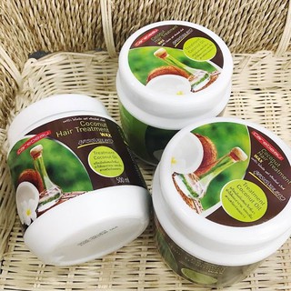 Bộ 3 Kem ủ tóc Coconut hair treatment tinh chất dừa hiệu Carebeau Thái Lan 500ml