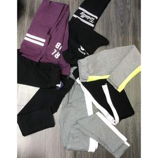 Quần legging nỉ da cá và cotton len link 1