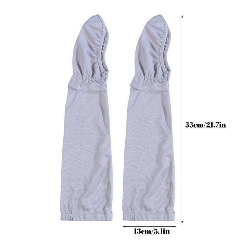 Găng Tay Chống Nắng Bằng Lụa Lạnh Co Giãn Thoáng Khí Nhanh Khô