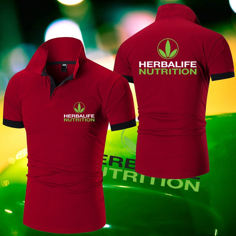 HERBALIFE Áo Thun Polo Ngắn Tay In Họa Tiết Thời Trang Mùa Hè Dành Cho Nam | BigBuy360 - bigbuy360.vn