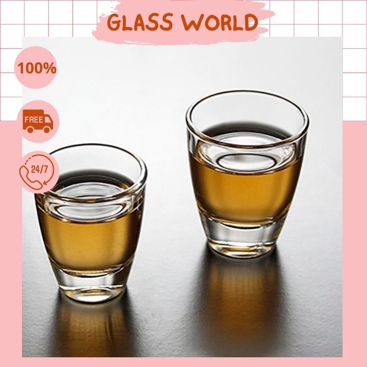 💥COMBO💥 10 ly thủy tinh 50ML Mắt Trâu thủy tinh dày dặn trong veo - Dễ dàng vệ sinh vận chuyển [ RẺ VÔ ĐỊCH ]