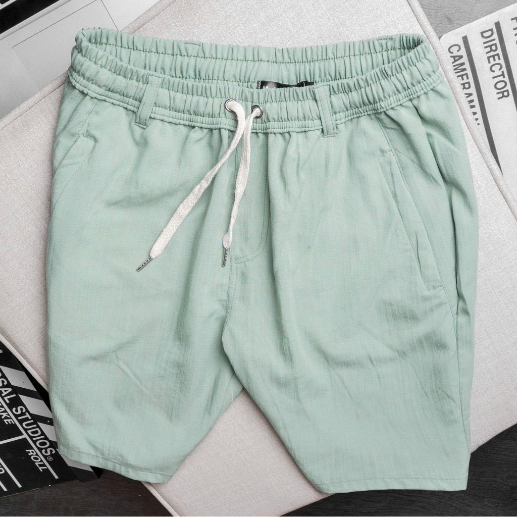 Quần đùi nam thể thao chất đũi cao cấp, quần short nam mặc nhà mềm mịn thấm hút mồ hôi - MENSHOPSSS