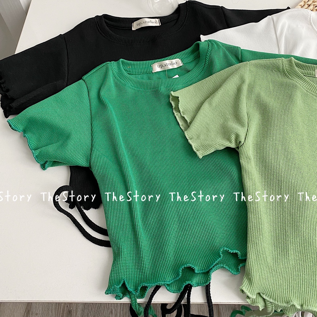 [STR] [ẢNH THẬT SHOP CHỤP] Áo croptop đan dây bụng A2477