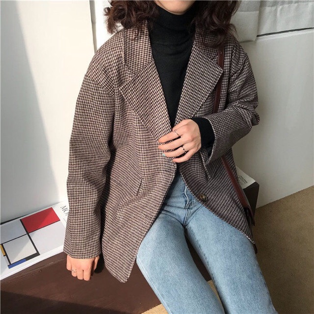 (Order 7-10 ngày) Áo blazer dạ siêu đẹp (kèm ảnh thật) | BigBuy360 - bigbuy360.vn