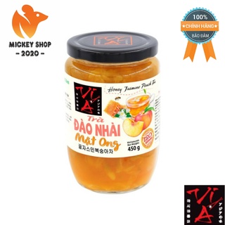 Trà mật ong vị á các hương: đào , chanh, gừng, sả, 450g - chính hãng