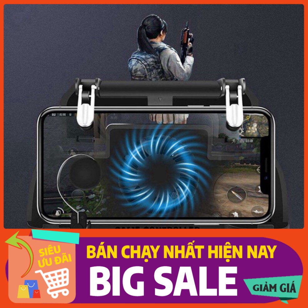 [FREE SHIP] Tay Cầm Chơi Game PUBG ROS Liên Quân Freefire MV Pro 6 in 1 HOT 2019