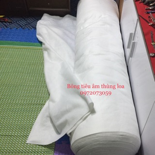 Bông tiêu âm thùng loa(1kg = 6,5m = 85.000).bông loại mỏng