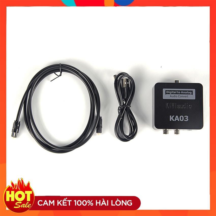 [Hàng Xịn] Chuyển quang audio kiwi ka03 chuyển đổi tín hiệu optical to av