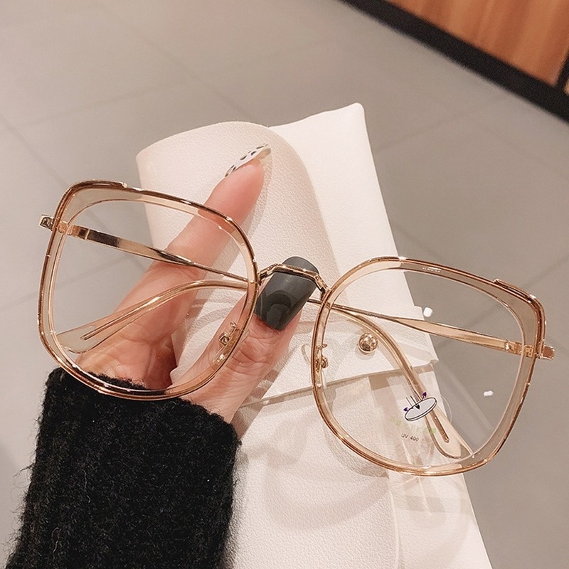 Mắt kính gọng vuông phong cách cổ điển thời trang cho nam/ nữ