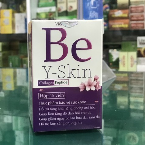 Be Y – Skin - Viên sáng da hỗ trợ giúp làm đẹp da, giúp da trắng sáng mịn màng, giảm nguy cơ lão hoá da (Lọ 45v)