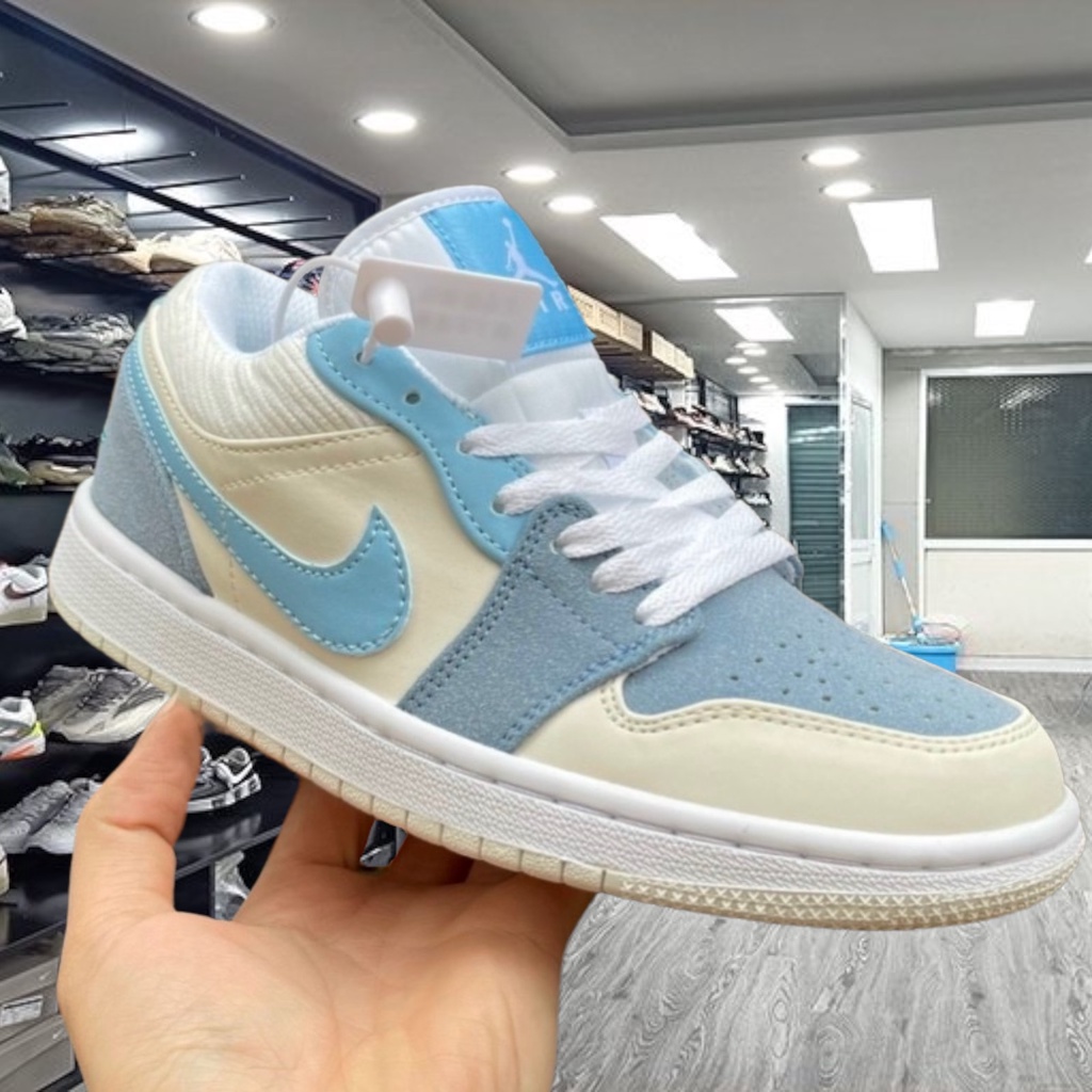 Giày Thể Thao Nam Nữ Sugar JD Thấp Sail Light Blue full bill box 1.1 - Yabi_boutique