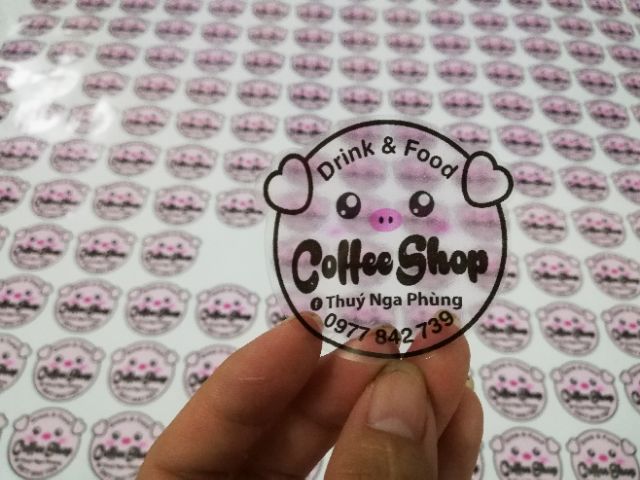 In tem nhựa trong suốt chống thấm nước [ Hàng đặt trước] | BigBuy360 - bigbuy360.vn