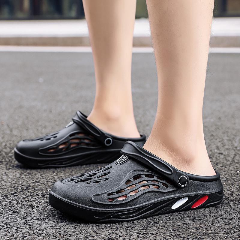 Dép sục nhựa đi mưa nam nữ siêu nhẹ có quai hậu bít mũi chống nước Emely D11 | BigBuy360 - bigbuy360.vn