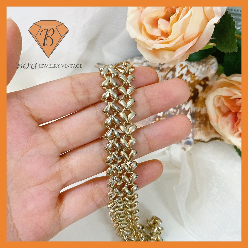 VÒNG CỔ SECONDHAND TRANG SỨC SI NHẬT BẢN BOU JEWELRY VINTAGE MÃ VC405