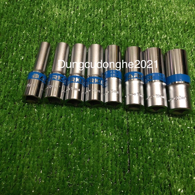 BỘ ĐẦU TUÝP, ĐẦU KHẨU DÀI 1/2 BARKER/TOP 8,10,12,13,14,15,17,19(8cái/bộ)
